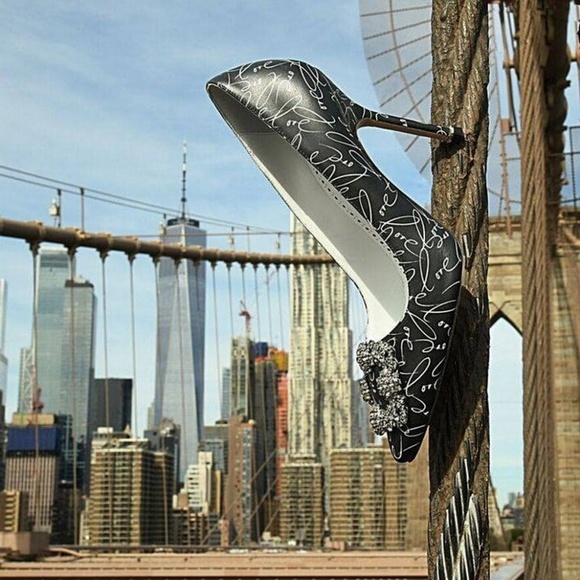 NEW MANOLO BLAHNIK Limited Edition Hangisi Pump - Picture 5 of 11